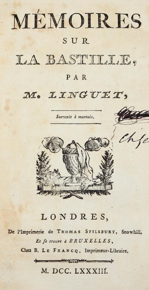 Große Abbildung Nr.1: 143-1417 Linguet,H.: (Literatur und illustrierte Bücher bis 19.Jahrhundert)