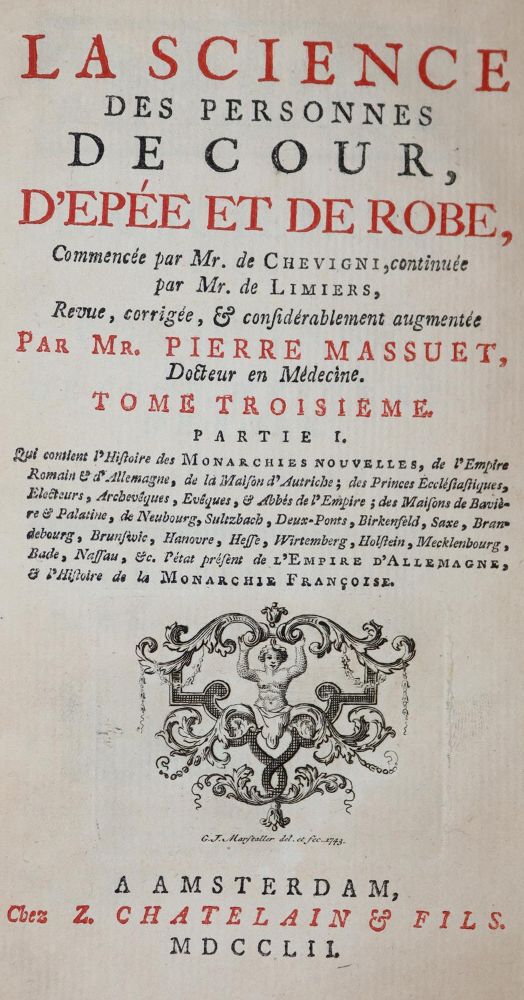 Große Abbildung Nr.1: 143-1422 Massuet,P.: (Literatur und illustrierte Bücher bis 19.Jahrhundert)