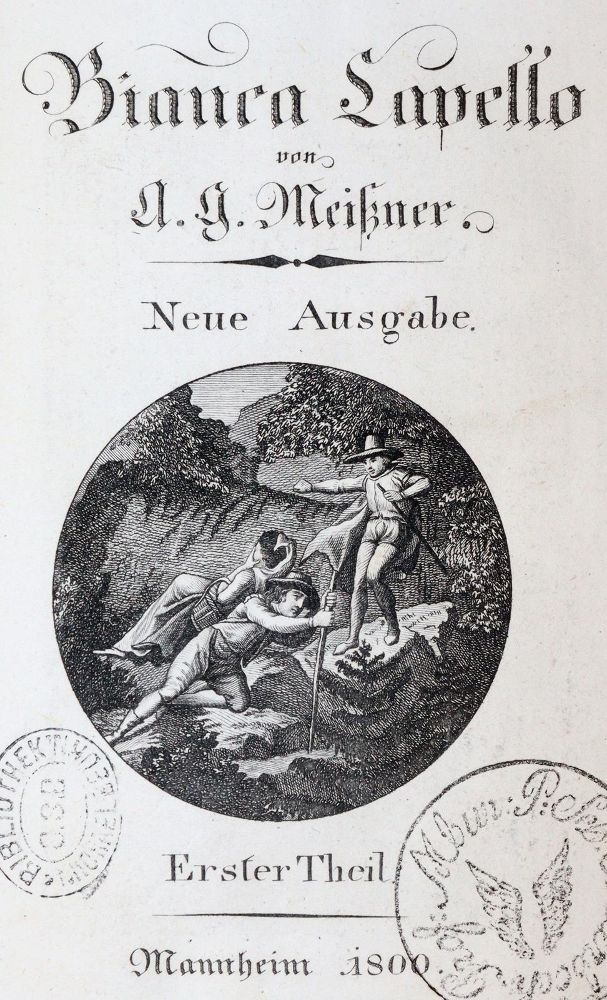 Große Abbildung Nr.1: 143-1426 Meißner,A.G.: (Literatur und illustrierte Bücher bis 19.Jahrhundert)