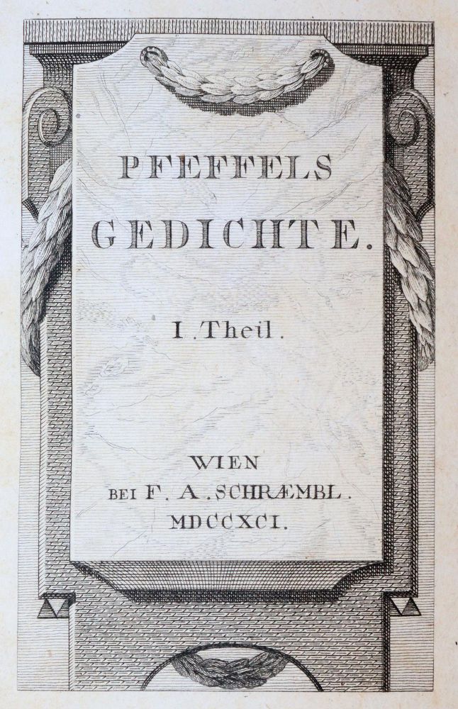 Große Abbildung Nr.1: 143-1440 Pfeffel,G.K.: (Literatur und illustrierte Bücher bis 19.Jahrhundert)