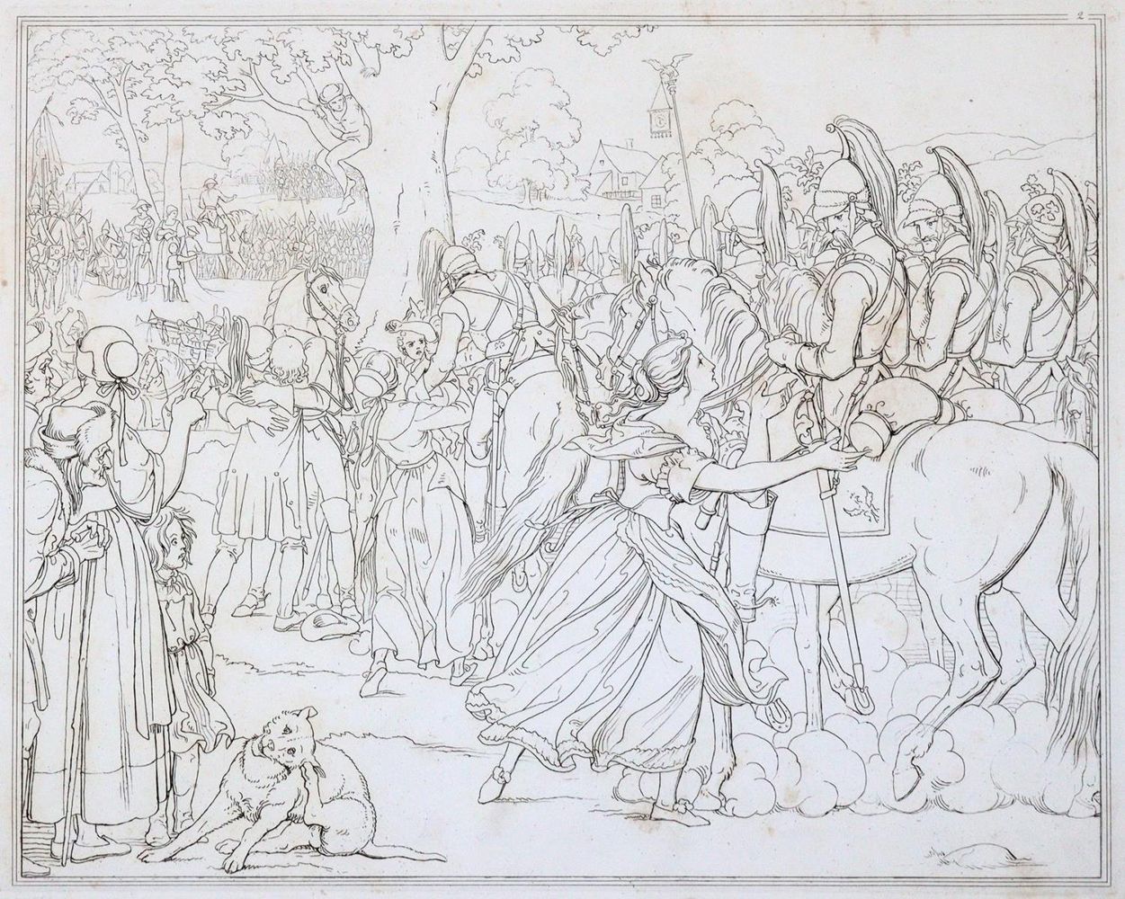 Große Abbildung Nr.3: 143-1449 Retzsch,M.: (Literatur und illustrierte Bücher bis 19.Jahrhundert)