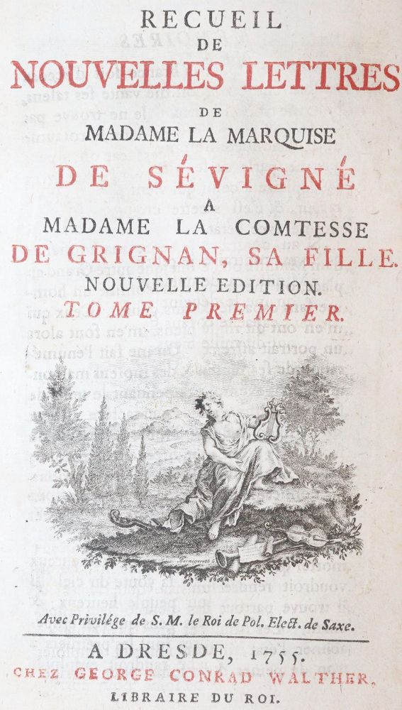 Große Abbildung Nr.1: 143-1467 Sevigne,(Marie de Rabutin-Chantal de).: (Literatur und illustrierte Bücher bis 19.Jahrhundert)