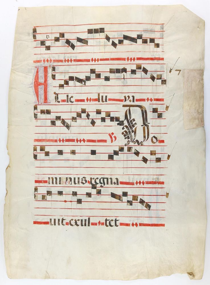 Große Abbildung Nr.2: 143-147 Antiphonale.: (Handschriften)