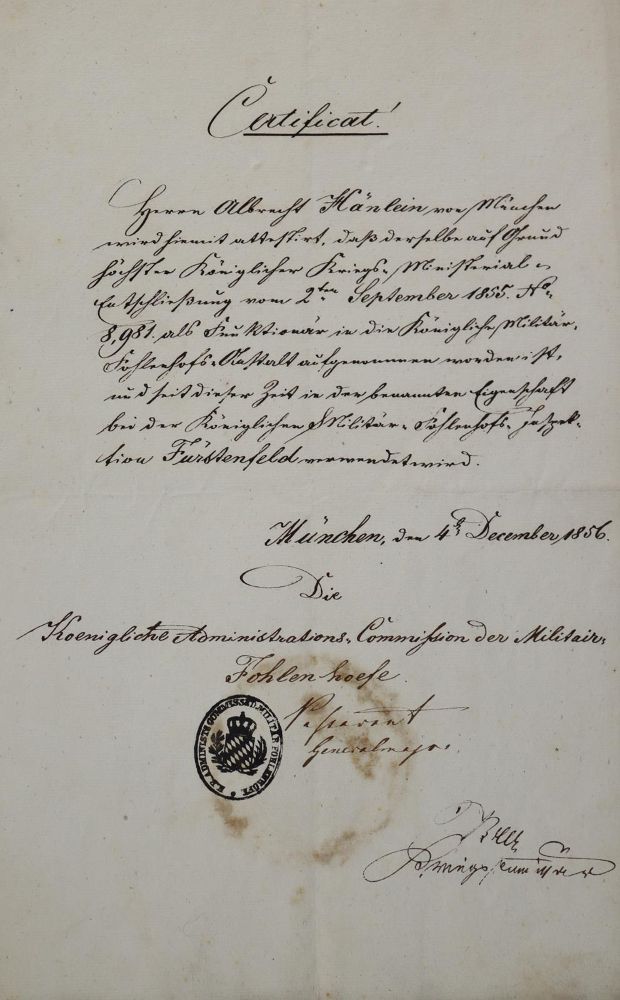 Große Abbildung Nr.112: 143-148 Hänlein,W.F. u. A.: (Handschriften, Bayern)