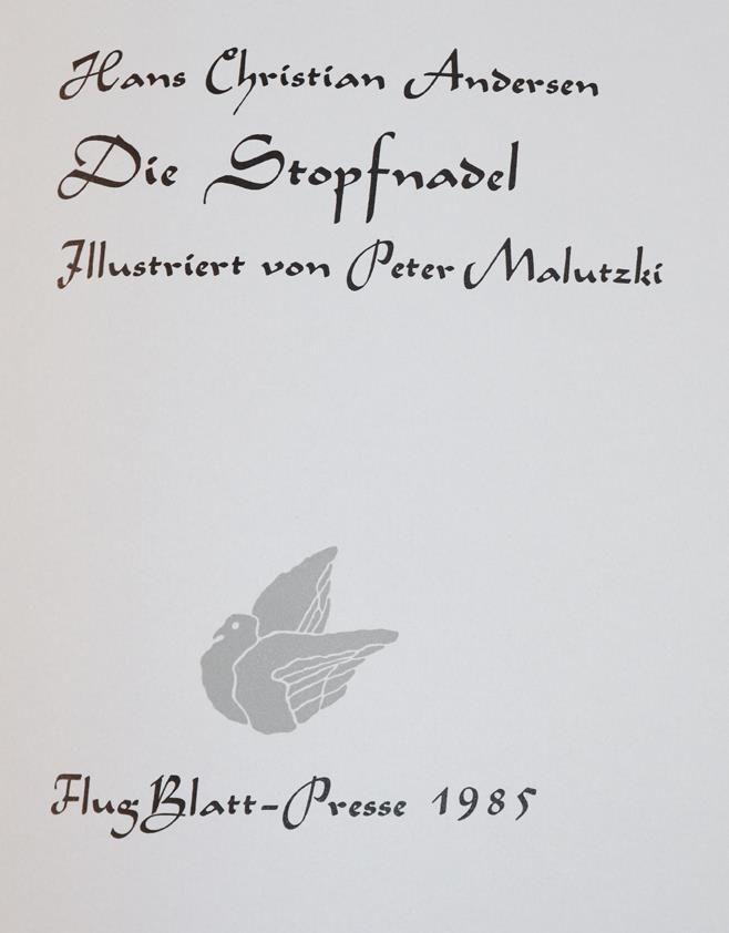 Große Abbildung Nr.1: 143-1502 Andersen,H.C.: (Literatur und illustrierte Bücher 20.Jahrhundert - Alte Literatur in modernen Ausgaben)