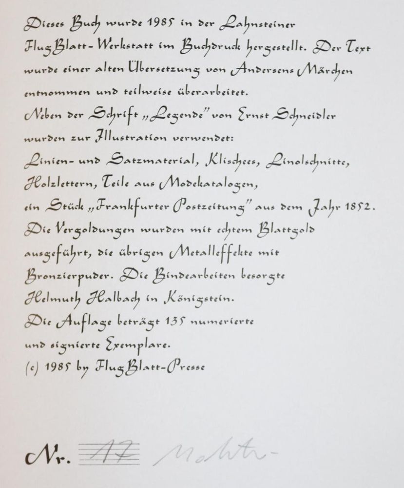 Große Abbildung Nr.2: 143-1502 Andersen,H.C.: (Literatur und illustrierte Bücher 20.Jahrhundert - Alte Literatur in modernen Ausgaben)