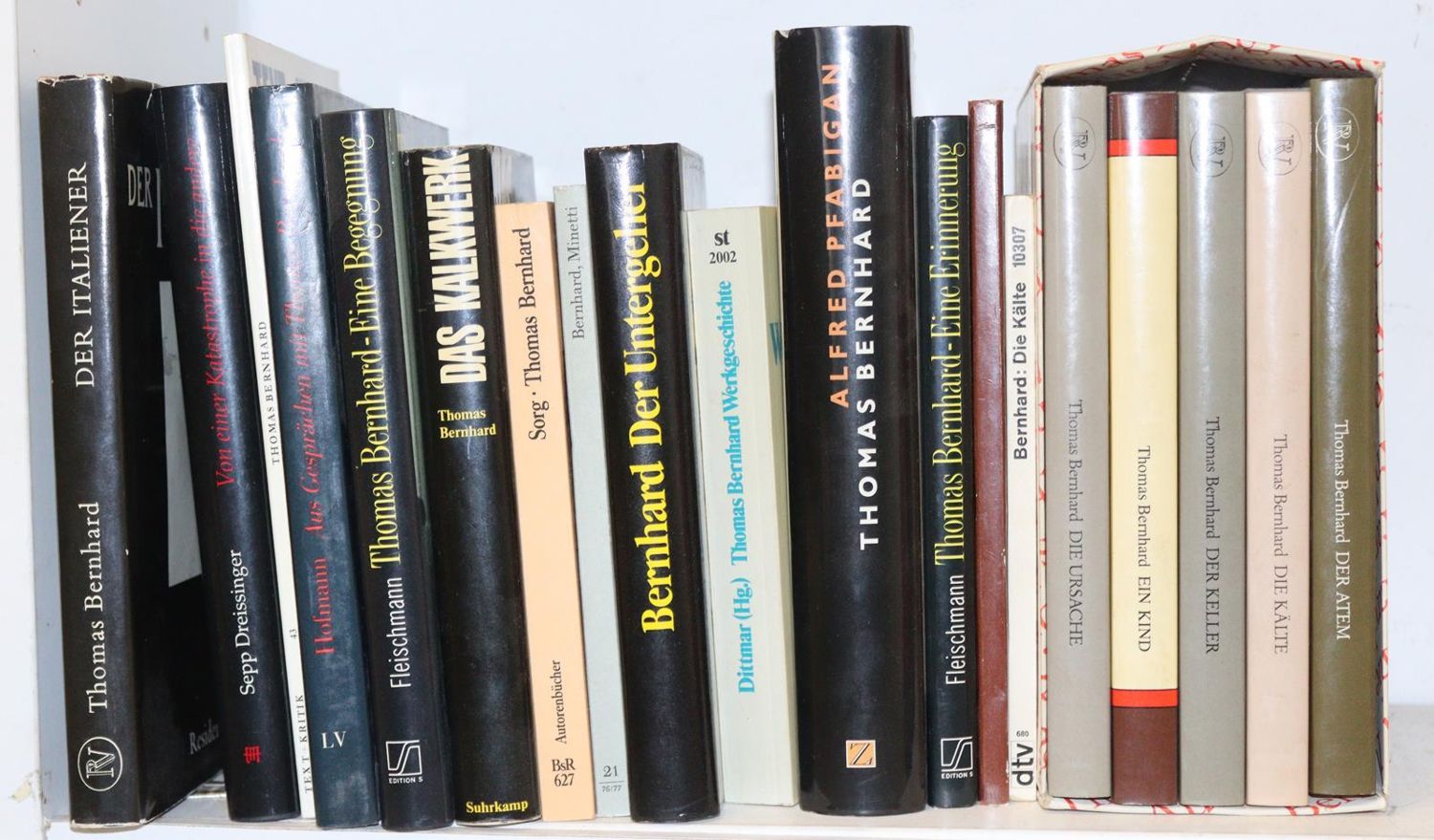 Große Abbildung Nr.5: 143-1510 Bernhard,T.: (Literatur und illustrierte Bücher 20.Jahrhundert - Alte Literatur in modernen Ausgaben)