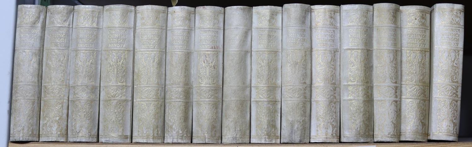 Große Abbildung Nr.1: 143-1526 Casanova,G.: (Literatur und illustrierte Bücher 20.Jahrhundert - Alte Literatur in modernen Ausgaben)