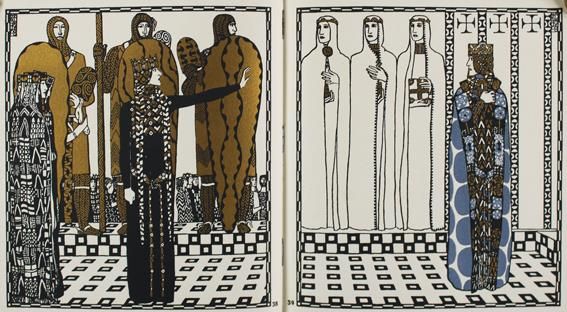 Große Abbildung Nr.1: 143-1534 Nibelungen, Die.: (Czeschka)