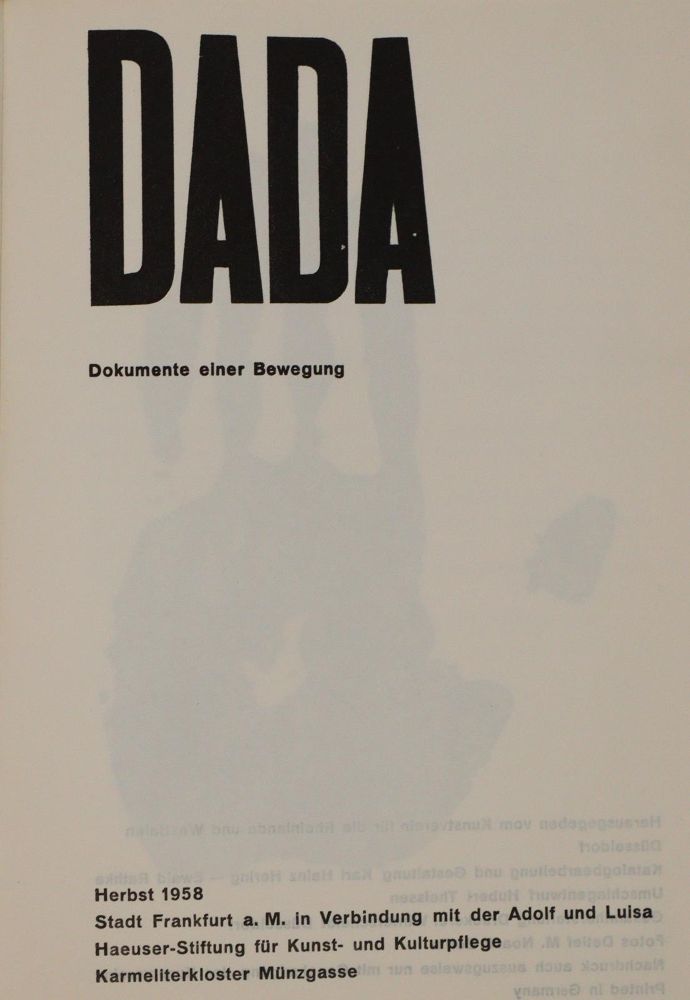 Große Abbildung Nr.3: 143-1535 Siepmann,E.: (Dada)