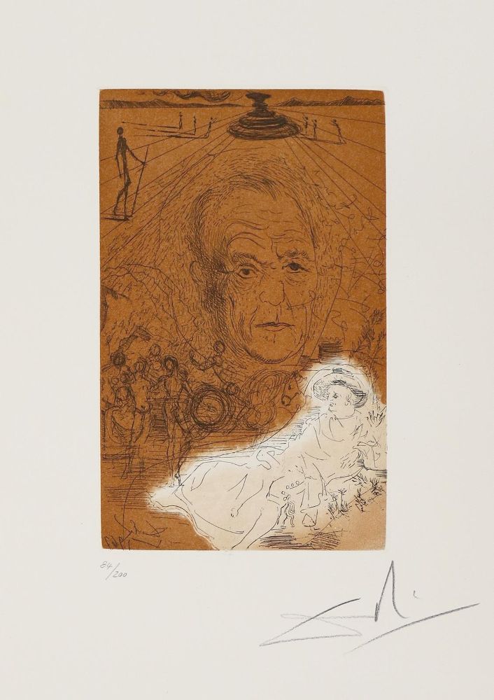 Große Abbildung Nr.1: 143-1536 Dali,S.: (Literatur und illustrierte Bücher 20.Jahrhundert - Alte Literatur in modernen Ausgaben)