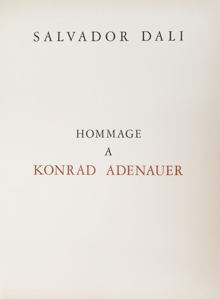 Große Abbildung Nr.2: 143-1536 Dali,S.: (Literatur und illustrierte Bücher 20.Jahrhundert - Alte Literatur in modernen Ausgaben)