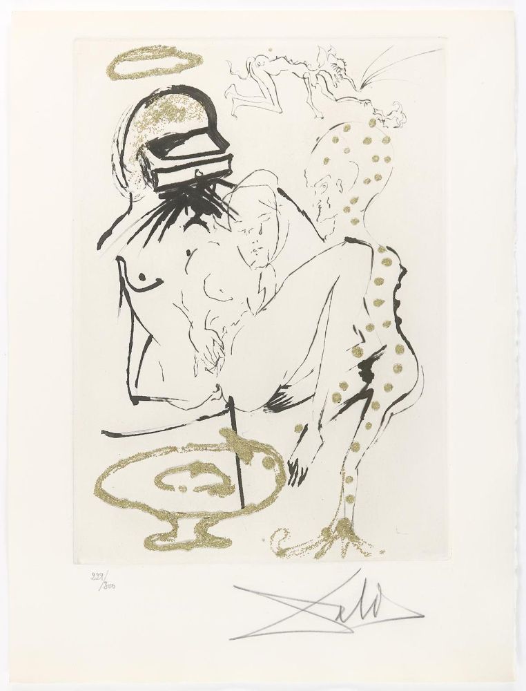 Große Abbildung Nr.2: 143-1537 Dali,S.: (Literatur und illustrierte Bücher 20.Jahrhundert - Alte Literatur in modernen Ausgaben)