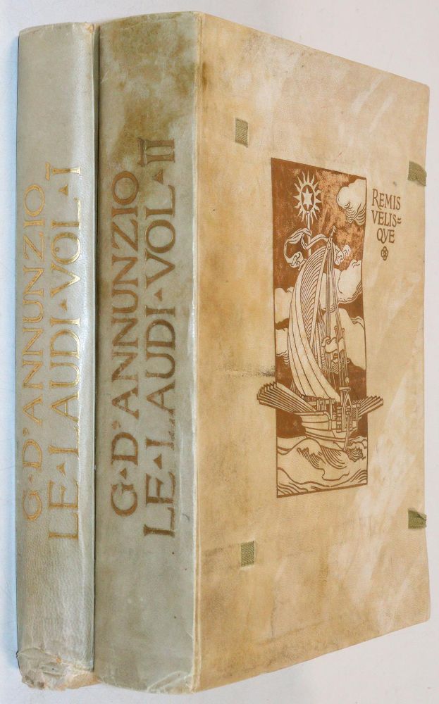 Große Abbildung Nr.2: 143-1538 D'Annunzio,G.: (Literatur und illustrierte Bücher 20.Jahrhundert - Alte Literatur in modernen Ausgaben)