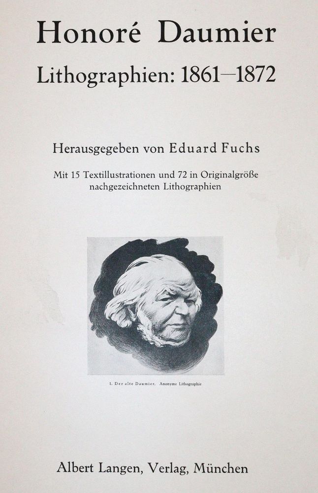 Große Abbildung Nr.1: 143-1542 Daumier,H.: (Literatur und illustrierte Bücher 20.Jahrhundert - Alte Literatur in modernen Ausgaben)