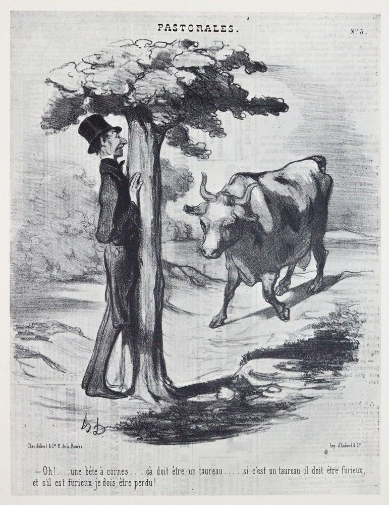 Große Abbildung Nr.2: 143-1542 Daumier,H.: (Literatur und illustrierte Bücher 20.Jahrhundert - Alte Literatur in modernen Ausgaben)