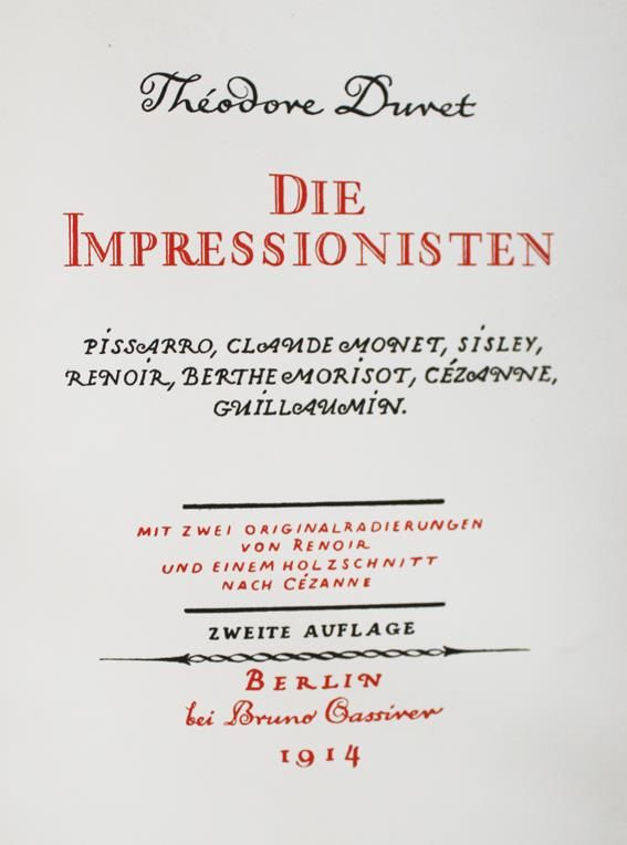 Große Abbildung Nr.1: 143-1549 Duret,T.: (Literatur und illustrierte Bücher 20.Jahrhundert - Alte Literatur in modernen Ausgaben)