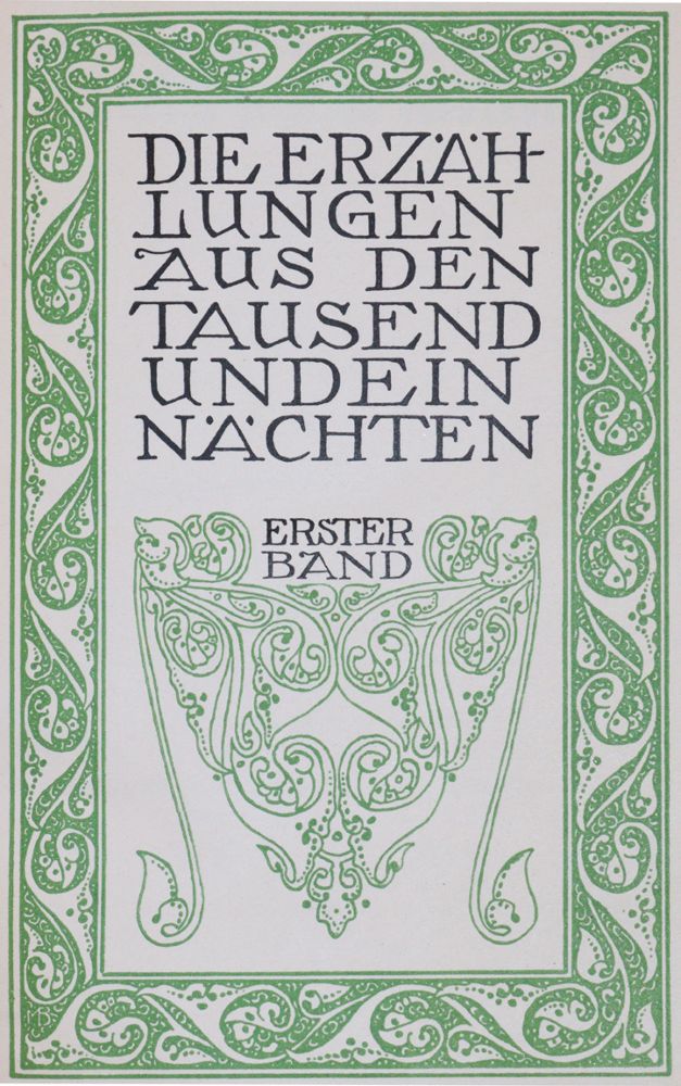 Große Abbildung Nr.1: 143-1564 Erzählungen aus den tausend und ein Nächten, Die.: (Literatur und illustrierte Bücher 20.Jahrhundert - Alte Literatur in modernen Ausgaben)