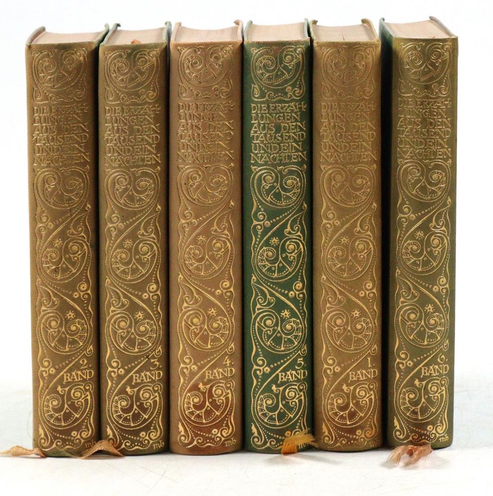 Große Abbildung Nr.2: 143-1564 Erzählungen aus den tausend und ein Nächten, Die.: (Literatur und illustrierte Bücher 20.Jahrhundert - Alte Literatur in modernen Ausgaben)