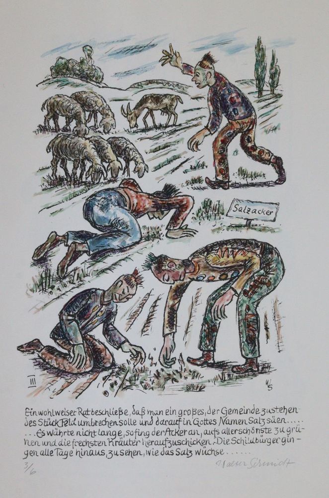 Große Abbildung Nr.4: 143-1565 Schildbürger, Die.: (Künstlergraphik)