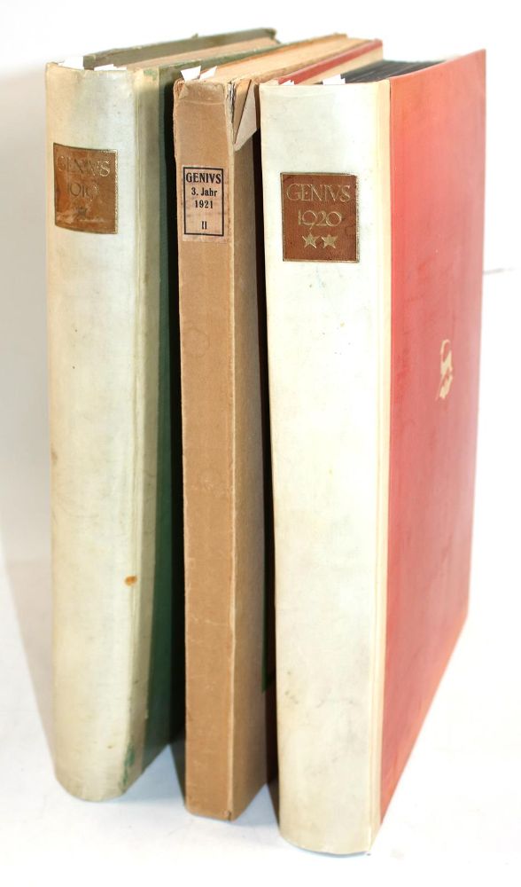 Große Abbildung Nr.8: 143-1584 Genius.: (Literatur und illustrierte Bücher 20.Jahrhundert - Alte Literatur in modernen Ausgaben)