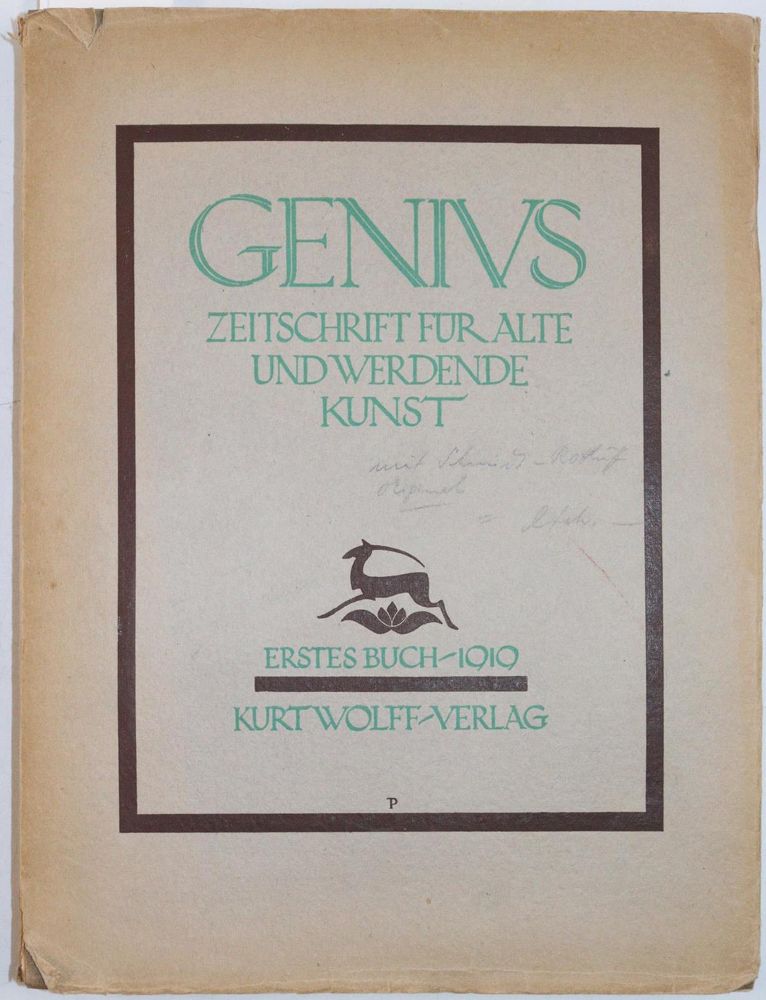 Große Abbildung Nr.1: 143-1585 Genius.: (Literatur und illustrierte Bücher 20.Jahrhundert - Alte Literatur in modernen Ausgaben)