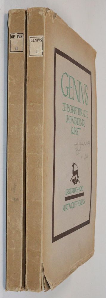 Große Abbildung Nr.12: 143-1585 Genius.: (Literatur und illustrierte Bücher 20.Jahrhundert - Alte Literatur in modernen Ausgaben)