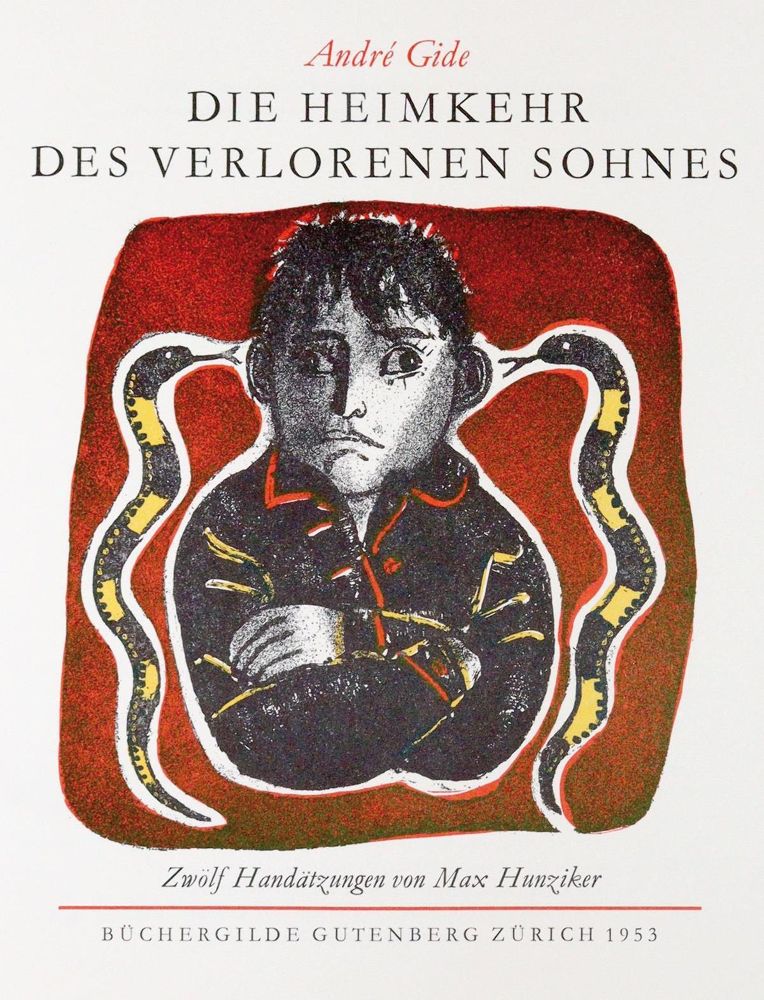 Große Abbildung Nr.1: 143-1587 Gide,A.: (Literatur und illustrierte Bücher 20.Jahrhundert - Alte Literatur in modernen Ausgaben)