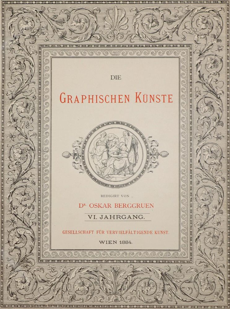 Große Abbildung Nr.1: 143-1598 Graphischen Künste, Die.: (Literatur und illustrierte Bücher 20.Jahrhundert - Alte Literatur in modernen Ausgaben)