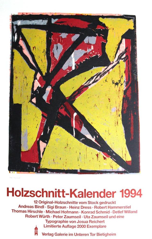 Große Abbildung Nr.1: 143-1623 Holzschnitt-Kalender.: (Literatur und illustrierte Bücher 20.Jahrhundert - Alte Literatur in modernen Ausgaben)