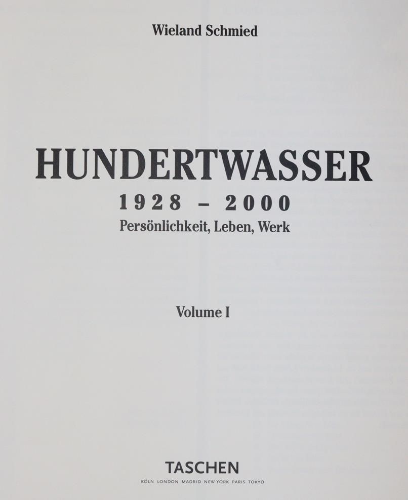 Große Abbildung Nr.1: 143-1625 Hundertwasser.: (Literatur und illustrierte Bücher 20.Jahrhundert - Alte Literatur in modernen Ausgaben)