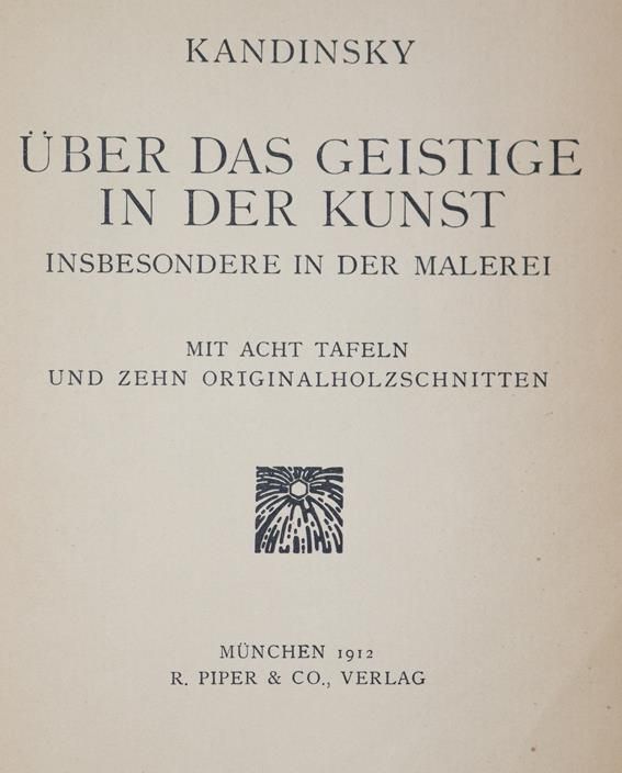 Große Abbildung Nr.1: 143-1639 Kandinsky,(W.).: (Literatur und illustrierte Bücher 20.Jahrhundert - Alte Literatur in modernen Ausgaben)