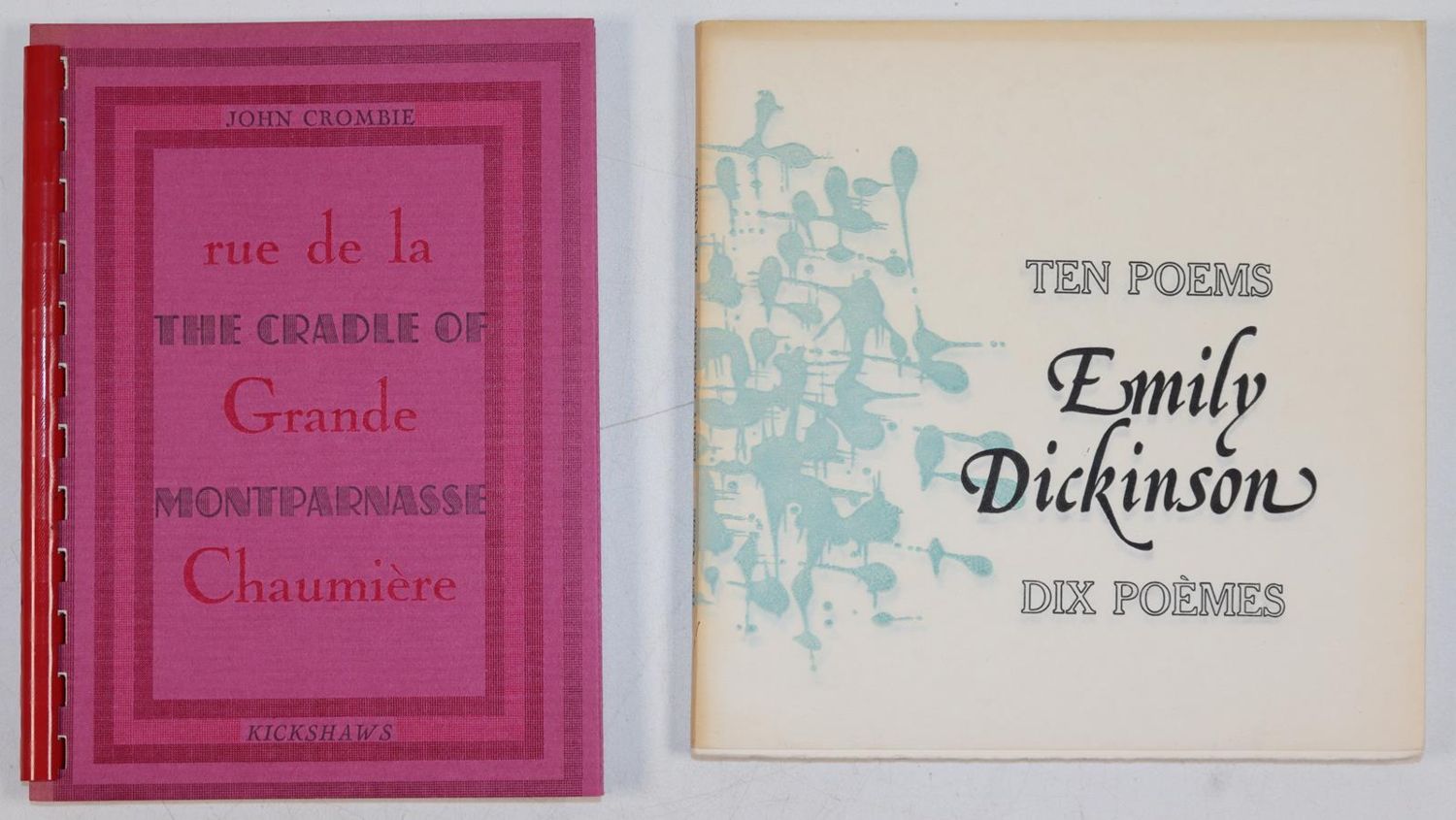 Große Abbildung Nr.2: 143-1640 Dickinson,E.: (Kickshaws Press)