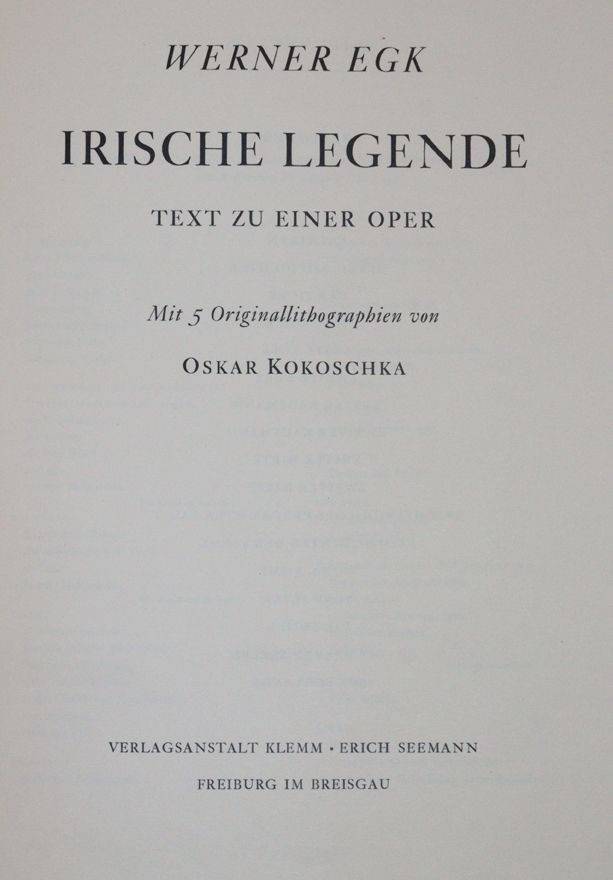 Große Abbildung Nr.0: 143-1645 Egk,W.: (Kokoschka)