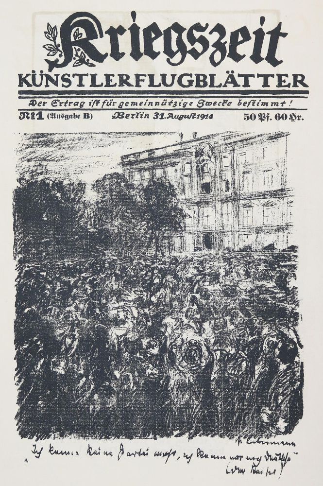 Große Abbildung Nr.1: 143-1648 Kriegszeit.: (Literatur und illustrierte Bücher 20.Jahrhundert - Alte Literatur in modernen Ausgaben)