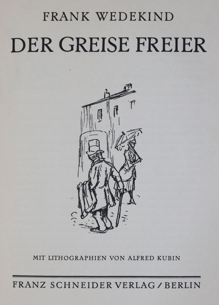 Große Abbildung Nr.1: 143-1649 Wedekind,F.: (Kubin)