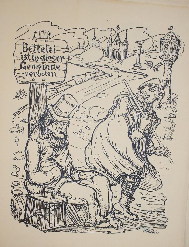 Große Abbildung Nr.14: 143-1650 Kubin,A.: (Literatur und illustrierte Bücher 20.Jahrhundert - Alte Literatur in modernen Ausgaben)