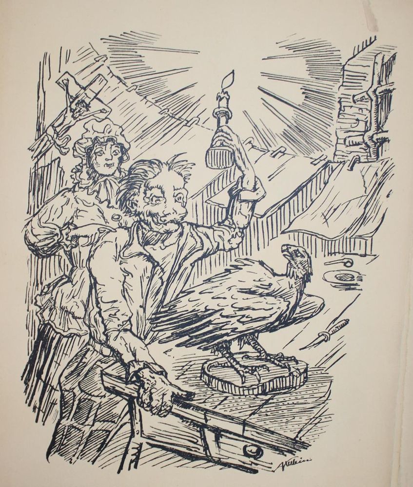 Große Abbildung Nr.16: 143-1650 Kubin,A.: (Literatur und illustrierte Bücher 20.Jahrhundert - Alte Literatur in modernen Ausgaben)