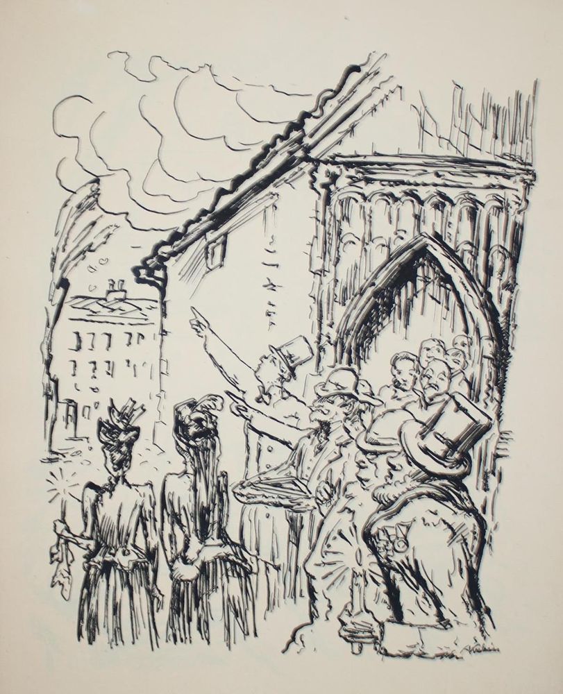 Große Abbildung Nr.18: 143-1650 Kubin,A.: (Literatur und illustrierte Bücher 20.Jahrhundert - Alte Literatur in modernen Ausgaben)