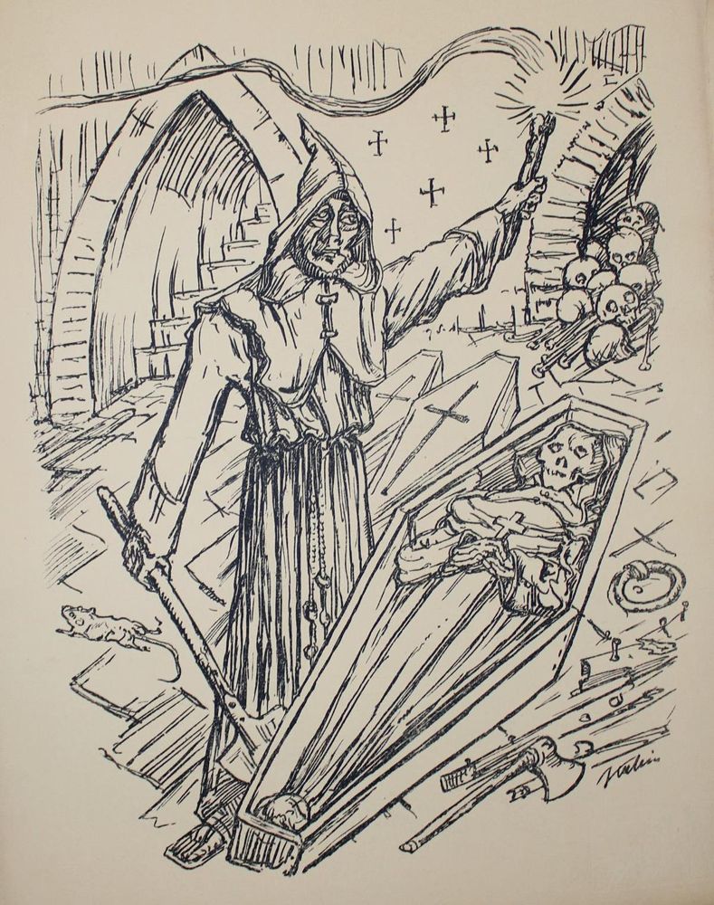 Große Abbildung Nr.2: 143-1650 Kubin,A.: (Literatur und illustrierte Bücher 20.Jahrhundert - Alte Literatur in modernen Ausgaben)
