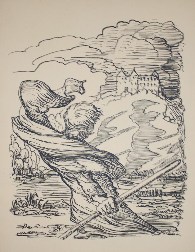 Große Abbildung Nr.8: 143-1650 Kubin,A.: (Literatur und illustrierte Bücher 20.Jahrhundert - Alte Literatur in modernen Ausgaben)