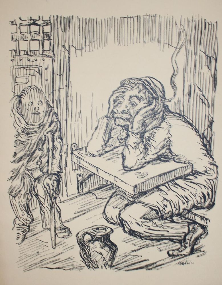 Große Abbildung Nr.9: 143-1650 Kubin,A.: (Literatur und illustrierte Bücher 20.Jahrhundert - Alte Literatur in modernen Ausgaben)
