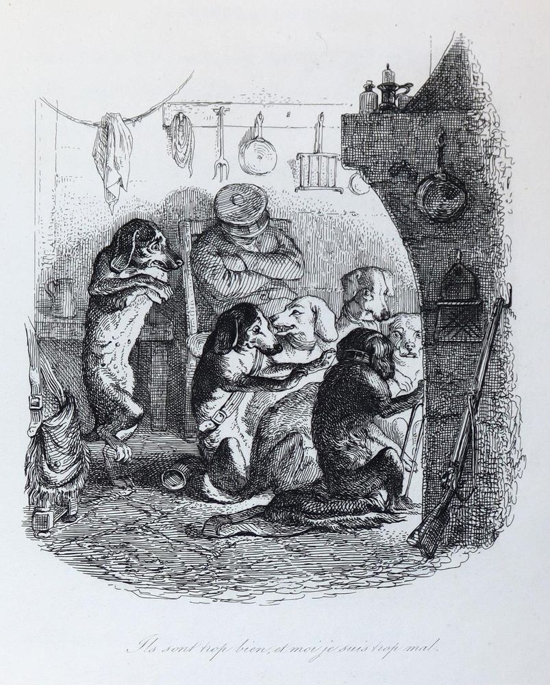 Große Abbildung Nr.4: 143-1654 La Fontaine,J.de.: (Literatur und illustrierte Bücher 20.Jahrhundert - Alte Literatur in modernen Ausgaben)