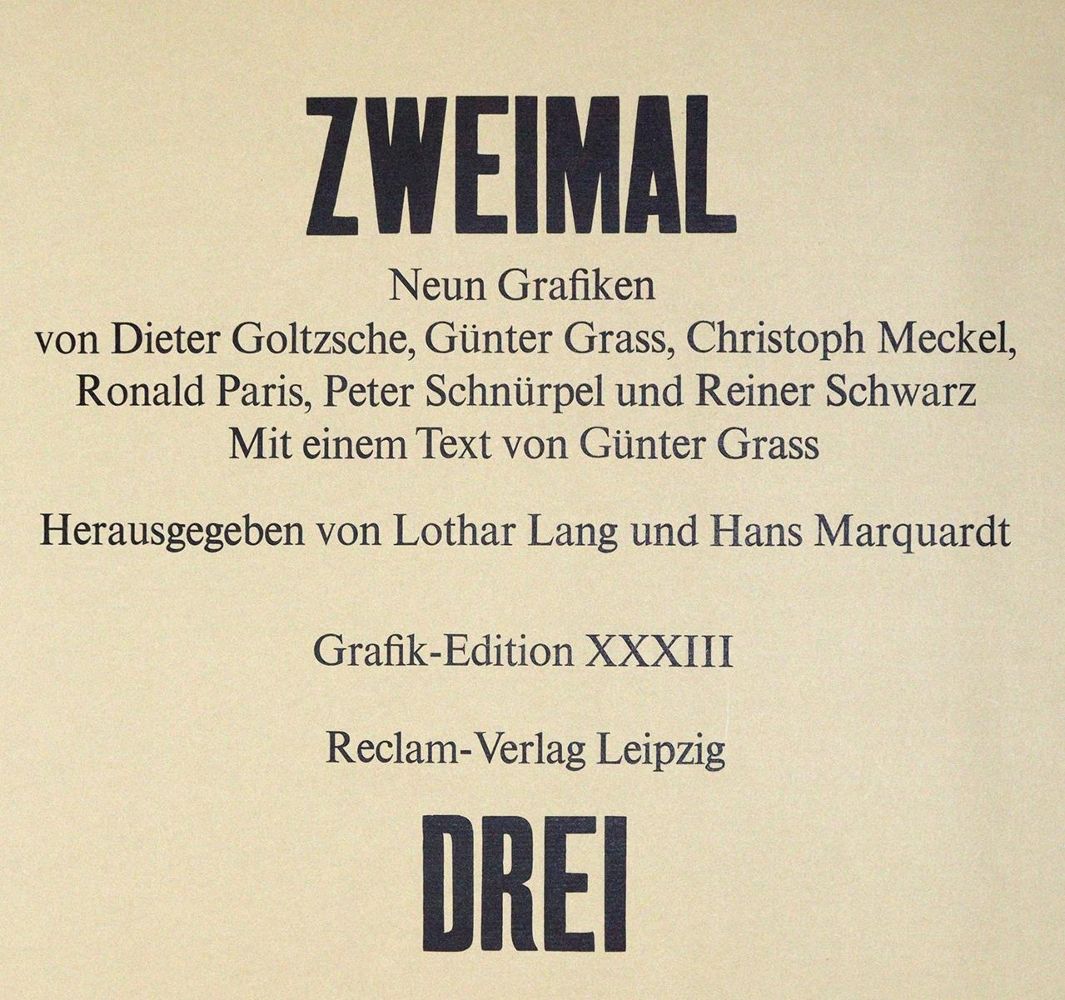 Große Abbildung Nr.1: 143-1655 Lang,L. u. H.Marquardt (Hrsg.).: (Literatur und illustrierte Bücher 20.Jahrhundert - Alte Literatur in modernen Ausgaben)