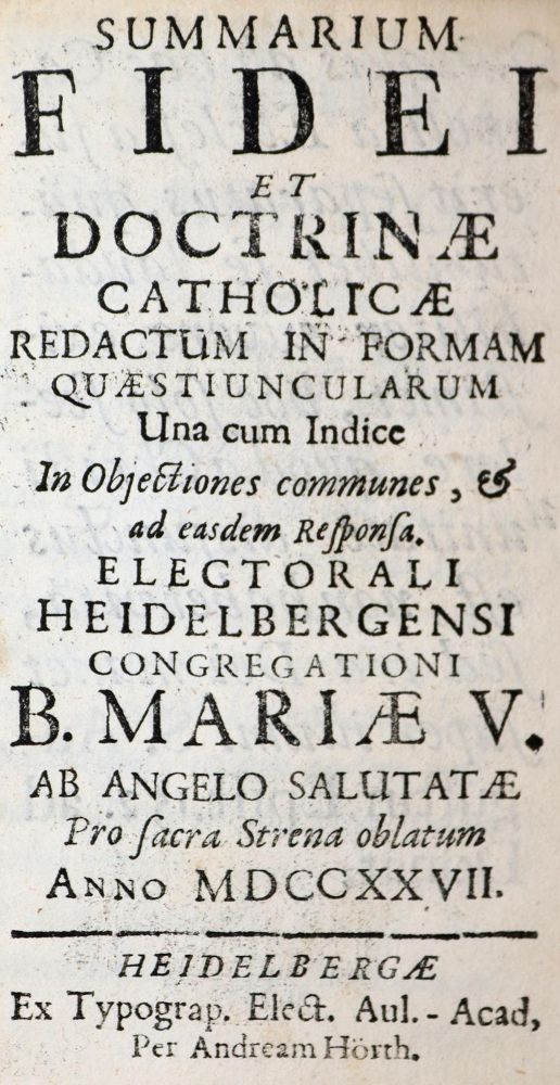 Große Abbildung Nr.1: 143-166 Summarium: (Heidelberg)