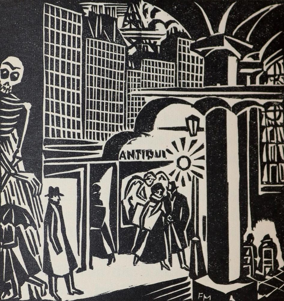 Große Abbildung Nr.3: 143-1678 Masereel,F.: (Literatur und illustrierte Bücher 20.Jahrhundert - Alte Literatur in modernen Ausgaben)