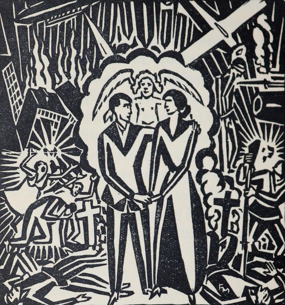 Große Abbildung Nr.4: 143-1678 Masereel,F.: (Literatur und illustrierte Bücher 20.Jahrhundert - Alte Literatur in modernen Ausgaben)