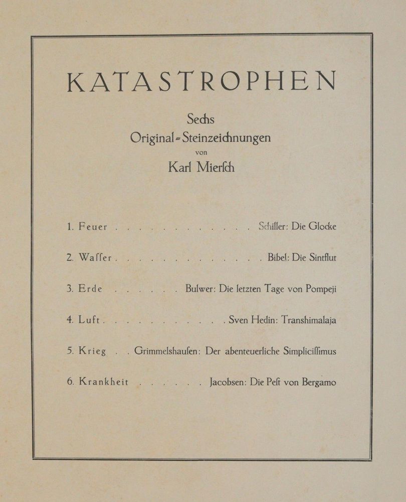 Große Abbildung Nr.1: 143-1683 Miersch,K.: (Literatur und illustrierte Bücher 20.Jahrhundert - Alte Literatur in modernen Ausgaben)