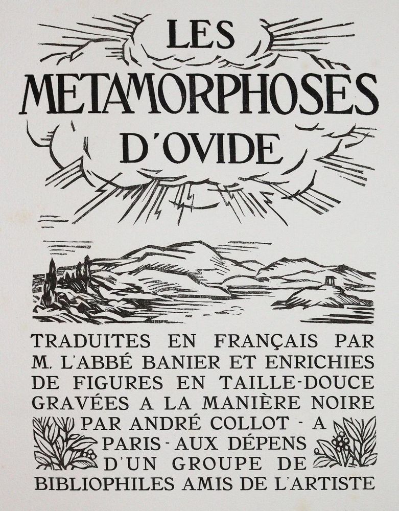 Große Abbildung Nr.3: 143-1692 Ovidius,N.P.: (Literatur und illustrierte Bücher 20.Jahrhundert - Alte Literatur in modernen Ausgaben)