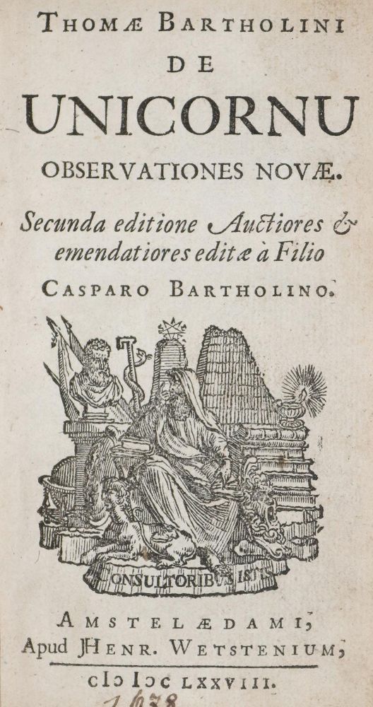 Große Abbildung Nr.4: 143-17 Bartholin,T.: (Alte Drucke, Handschriften und Theologie)